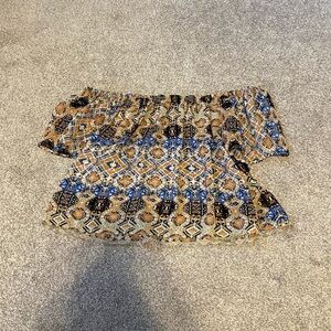 Atmosphere off the shoulder top